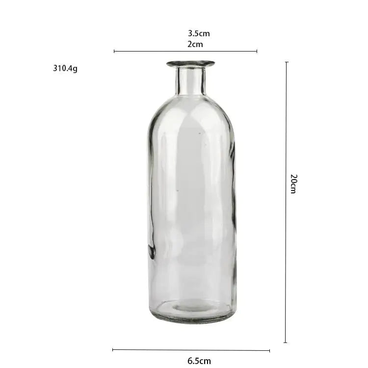 Nordische Glasvase als Dekoration
