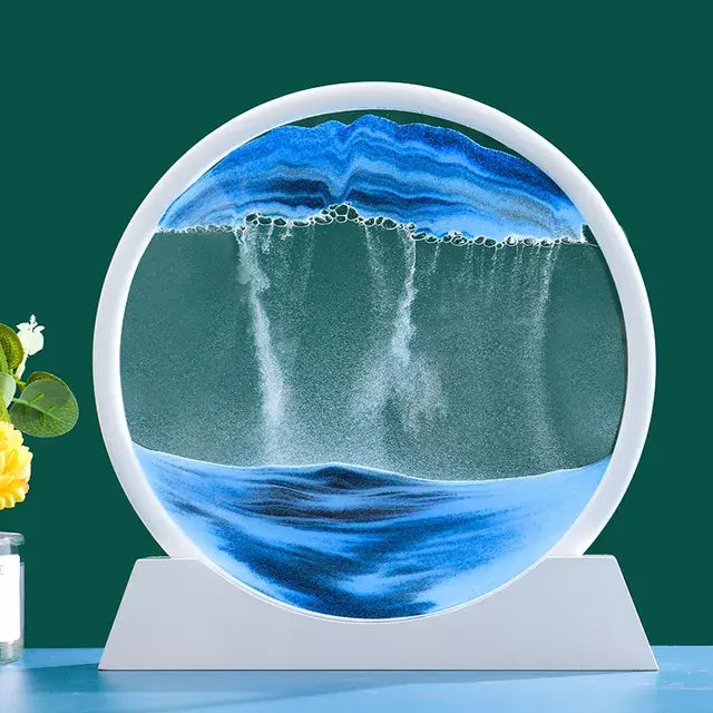 Runde 3D-Sandkunst-Dekoration