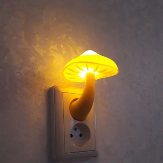 Pilzförmiges Nachtlicht mit Sensor