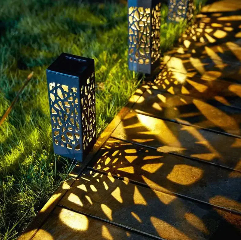 Solarbetriebene, wasserdichte Vintage-Gartenleuchte